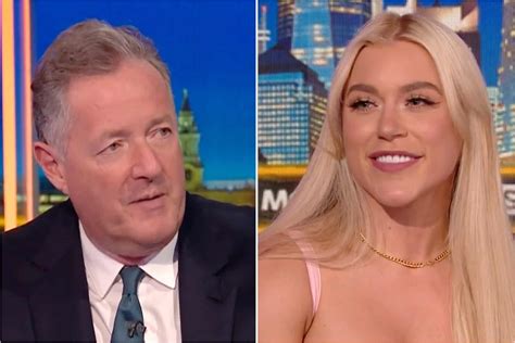 piers morgan elle brooke|Piers Morgan grills OnlyFans influencer Elle Brook on her career